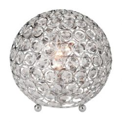 Elegant Designs Crystal Ball Table Lamp