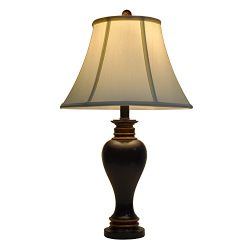 Décor Therapy 25" Walnut Ridge Table Lamp