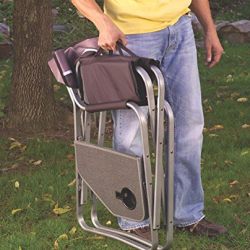 Coleman Portable Deck Chair with Side Table