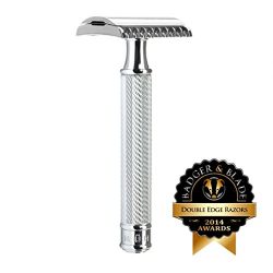 MÜHLE R41 Open Tooth Comb Double Edge Safety Razor (Chrome)