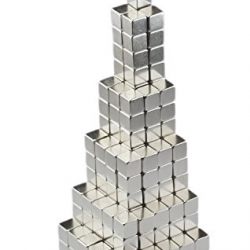 Magnetic Holders Multi-Use Square Cube Magnets Toy Puzzle Magnet Block Magic Cube Education Toys Metal 3x3x3mm (216 Pack)