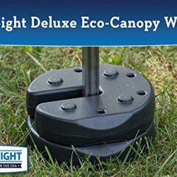 US Weight Deluxe Eco-Canopy Weights with Carry Strap with Four 10 lb. Weights to Secure Tents, Canopies, and Umbrellas at Outdoor Events