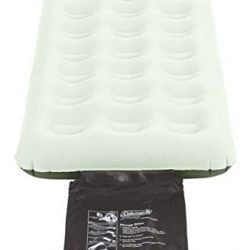 Coleman Airbed Skinny Single High Air Mattress W/ Built in Storage, Supports up to 300 lbs, Twin,