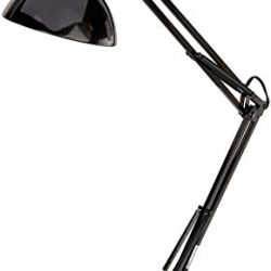 Globe Electric 32" Multi-Joint Desk Lamp with Metal Clamp, Black Finish