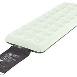 Coleman Airbed Skinny Single High Air Mattress W/ Built in Storage, Supports up to 300 lbs, Twin,