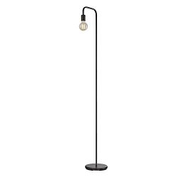 Globe Electric Holden 70" Floor Lamp Finish, in-Line on/Off Rocker Switch, Downlight, Black