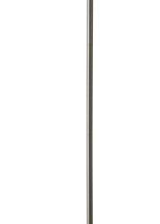 Normande Lighting 23W Torchiere Lamp, Brushed Steel