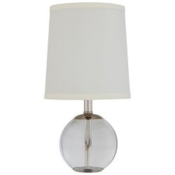 Stone & Beam Modern Mini Table Lamp, with Bulb, 14" x 7" x 7", White Shade