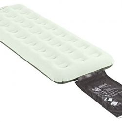 Coleman Airbed Skinny Single High Air Mattress W/ Built in Storage, Supports up to 300 lbs, Twin,