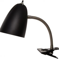 Boston Harbor - Flexible Clip On Table Lamp, Black