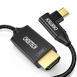 CHOETECH USB C to HDMI Cable(4K@60Hz), 3.9ft USB Type-C to HDMI Braided Cable