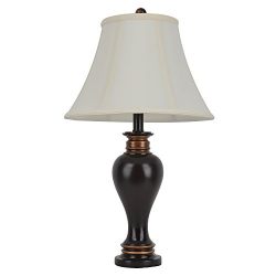 Décor Therapy 25" Walnut Ridge Table Lamp