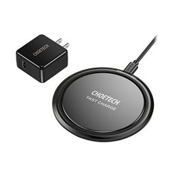 CHOETECH Wireless Charger, Qi 7.5W Fast Wireless Charger Pad for Apple iPhone X/8/8 Plus