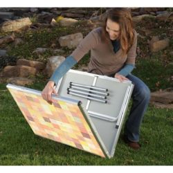 Coleman Outdoor Compact Table (Red)