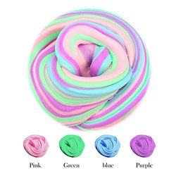 Slime Stress Relief Toy Scented Sludge Toy for Kids and Adults, Super Soft and Non-sticky,4 Colors