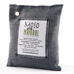 Moso Natural Air Purifying Bag. Odor Eliminator for Cars
