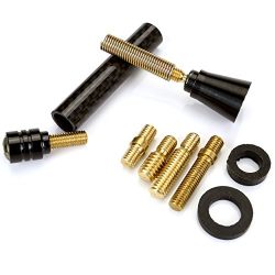 ACBungji Universal 3 Inches Stubby Short AM FM Radio Copper Wire Antenna Carbon Fiber For Car