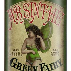Green Fairy Absinthe 8oz Stainless Steel Flask comes in a Gift Box by Trixie & Milo