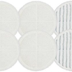 Bissell SpinWave Compatible Replacement Mop pads for Bissel Bissell Spinwave Hard Floor Cleaner Powered Rotating Mop 2124, 2039 series, 2307, 2315A, 6-pack (4 Soft pads + 2 Scrubby pads)