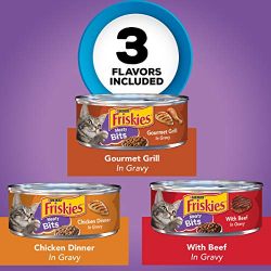 Purina Friskies Meaty Bits Adult Wet Cat Food Variety Pack - (12) 5.5 oz. Cans