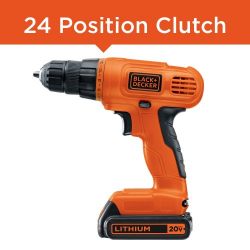 BLACK+DECKER LD120VA 20-Volt Max Lithium Drill