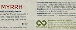 Tom's of Maine Antiplaque Fluoride-free Fennel Toothpaste with Propolis and Myrrh, 5.5 Ounce, 2 Count