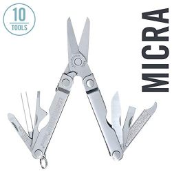 Leatherman - Micra, Keychain Size Multitool, Stainless Steel