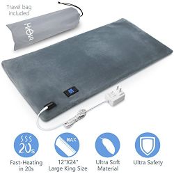Ultra Safe King Size Heating Pad for Heat Therapy