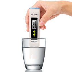 VantaKool Digital PH Meter, PH Tester with ATC,Water Quality Tester 0.01pH High Accuracy, 0.00-14.00 Measurement Range, 0.01 Resolution Measure Household Drinking Water (e-blue ph meter)