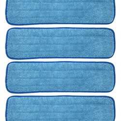 Xanitize Microfiber Replacement Mop Pad, Wet & Dry Home & Commercial Cleaning Refills - Fits 18 and 20 (4-pack)