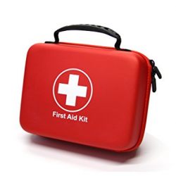 Compact First Aid Kit (228pcs) Designed For Family Emergency Care. Waterproof EVA case&Bag is Ideal for the Car,Home,boat,School, Camping, Hiking,Travel,Office,Sports,Hunting. Protect Your Loved Ones.