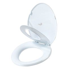 Summer Infant 2-in-1 Toilet Trainer (Oval) - Potty Training Seat - Toddler & Adult Space-Saving Potty Topper