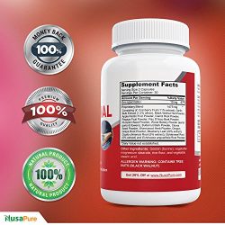 Intestinal Support for Humans (NON-GMO and Gluten free) with Wormwood, Garlic, Black Walnut Hull & More: 60 Capsules - 100% Money Back Guarantee - Order Risk Free!
