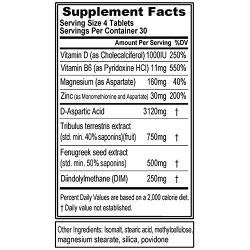 Evlution Nutrition Testosterone Booster Pills EVL Test Training & Recovery Amplifier* Supports Natural Testosterone Levels, Muscular Strength, Stamina & Optimal Sleep (30 Serving)