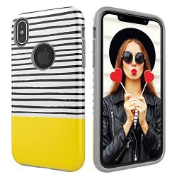 Case for iPhone XS Max,Digital Hutty Dual Layers Shockproof Heavy