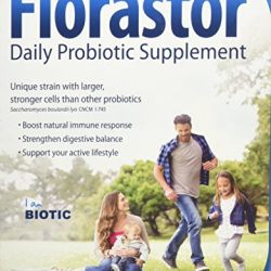 Florastor 250mg 100 Capsules ( 2 pack of 50 capsules each )