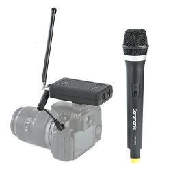 Saramonic WM4CA Professional Portable Wireless VHF Handheld Microphone System for DSLR Camera/Video Camcorder, Compatible with Canon/Nikon / Sony/Panasonic / BlackMagic/Zoom / Tascam/Roland