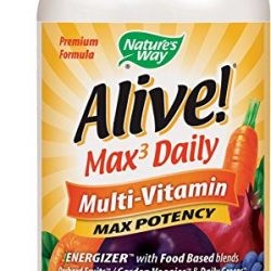 Nature's Way Alive! Max3 Daily Adult Multivitamin, Food-Based Blends
