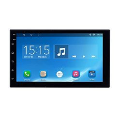 Harfey H605E Universal 2 DIN Car Stereo 7" Android 6.0 GPS Navigation Touchscreen Car Radio Bluetooth Head Unit with WiFi/FM/AM/RDS/AUX/USB Receiver Audio Plug and Play
