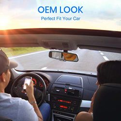 Wireless Backup Camera Mirror with IP 68 Waterproof Back Up Cam, Super Night Vision Car Reverse Camera License Plate Rear View Camera kit by AUTO VOX