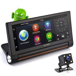 GPS Touchscreen Android DVR Dashcam - 7” Display