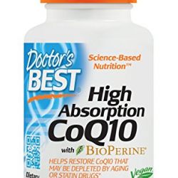 Doctor's Best High Absorption CoQ10 with BioPerine, Non-GMO, Gluten Free, Naturally Fermented, Vegan, Soy Free, Heart Health and Energy Production, 200 mg, 180 Veggie Caps