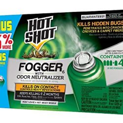 Hot Shot Indoor Pest Control Fogger, 4-Count Bonus Size