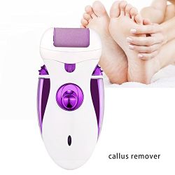Hair Removal for Women Electric Compact Epilator Facial Shaver Ladies Razors Rechargeable 4 in 1 Cordless Body Legs Hairs Trimmer Callus Remover