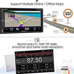 Pumpkin Android 7.1 Car Stereo Double Din DVD Player with Navigation