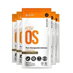 KETO//OS Orange Dream 2.1 CHARGED, BHB Salts Ketogenic Supplement - Beta Hydroxybutyrates Exogenous Ketones for Fat Loss, Workout Energy Boost and Weight Management through Fast Ketosis, 5 Sachets