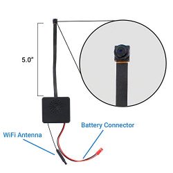 SpygearGadgets 1080P HD WiFi Streaming Professional Grade DIY Pinhole Hidden Camera Spy Nanny Cam Kit