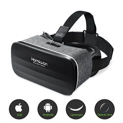 Virtual Reality Headset, HAMSWAN Virtual Reality Goggles 3D VR Goggles VR Headset VR Glasses for TV, Movies & Video Games, Light Weight, Compatible with Smartphones Within 4.0-6.0 Inch