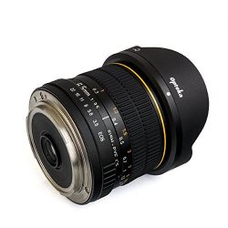 Opteka 6.5mm f/3.5 HD Aspherical Fisheye Lens & Removable Hood for Canon Digital SLR Cameras