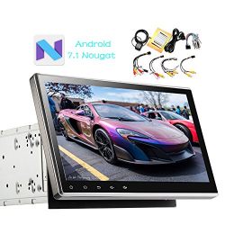 10.1" Universal Android 7.1 Nougat System 2GB Car Stereo Head Unit 2 Din Car GPS Navigation Touch Screen Bluetooth 1080P Video Music Car Radio Audio System with Mirrorlink Wifi USB support DVR OBD2